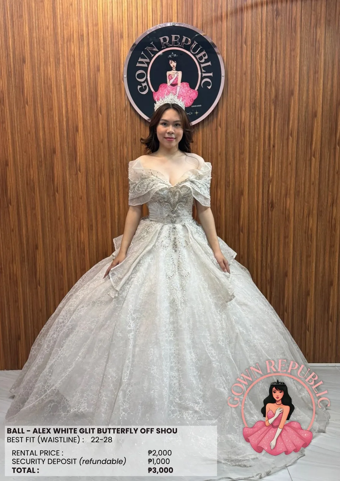 Ball Gowns: White 285